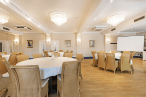 A Wide Angled Shot Of The Moorland Suite Meeting Room At The Moorland Hotel In Dartmoor