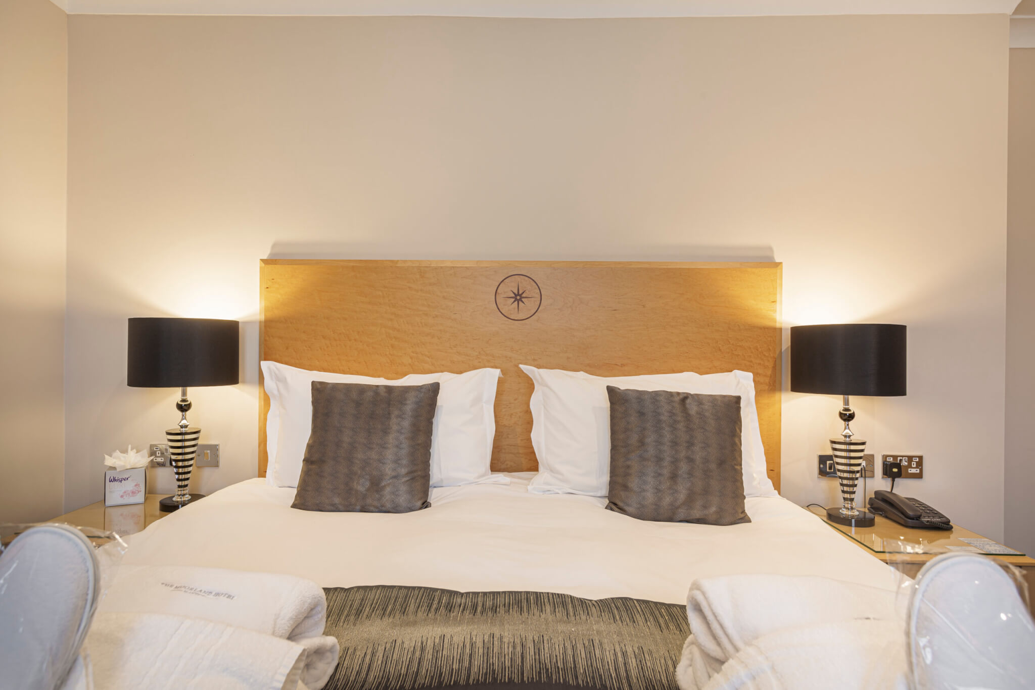 Moorland Hotel Superior Double Room Beds scaled